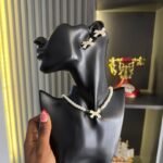 Dainty Pearl Necklace Set