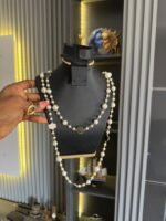 Designer Layered Pearl Necklace
