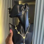 Tennis Necklace and earring set