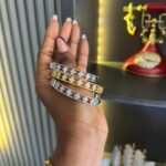 Zirconia clover bracelet