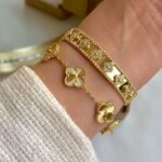 Vca clover Bracelet set  (2 in one)