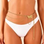 Aila butterfly waist chain