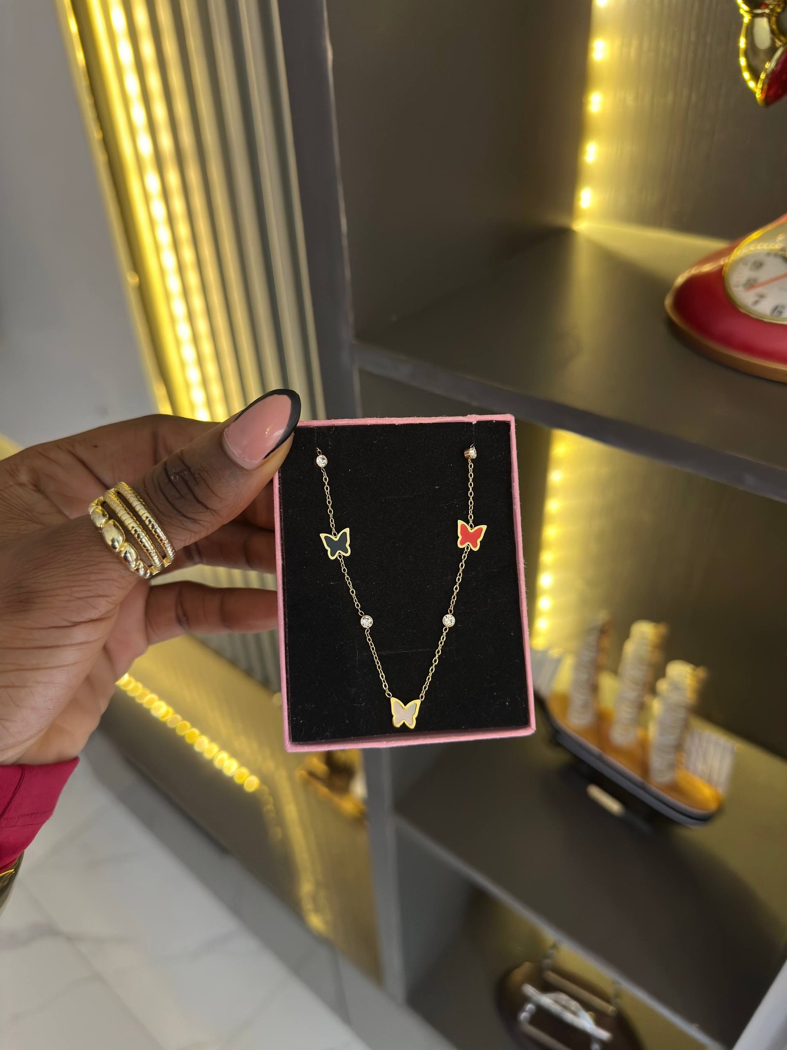 img_8464 Dainty butterfly Necklace - Image 1