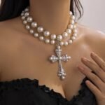 Double Cross detachable cross necklace - Image 2