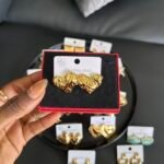 Classy steel earrings