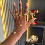 Queen ring and bracelet duo