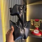 Tear drop Necklace and earring set