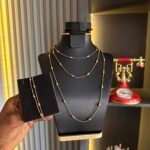 Mire layered necklace and bracelet set