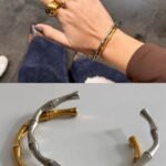 Bamboo cuff bracelet