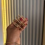 Bamboo nail bracelet