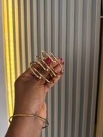 Bamboo nail bracelet