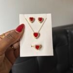 Cami Heart necklace set