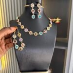 Gem stone choker full set