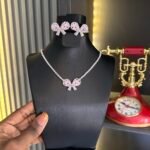 Butterfly Tennis Necklace set