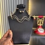 Chunky Statement Necklace Set bold eye catching gold plated jewelry available at June Jewels Nigeria