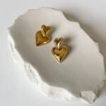 Caline heart earrings