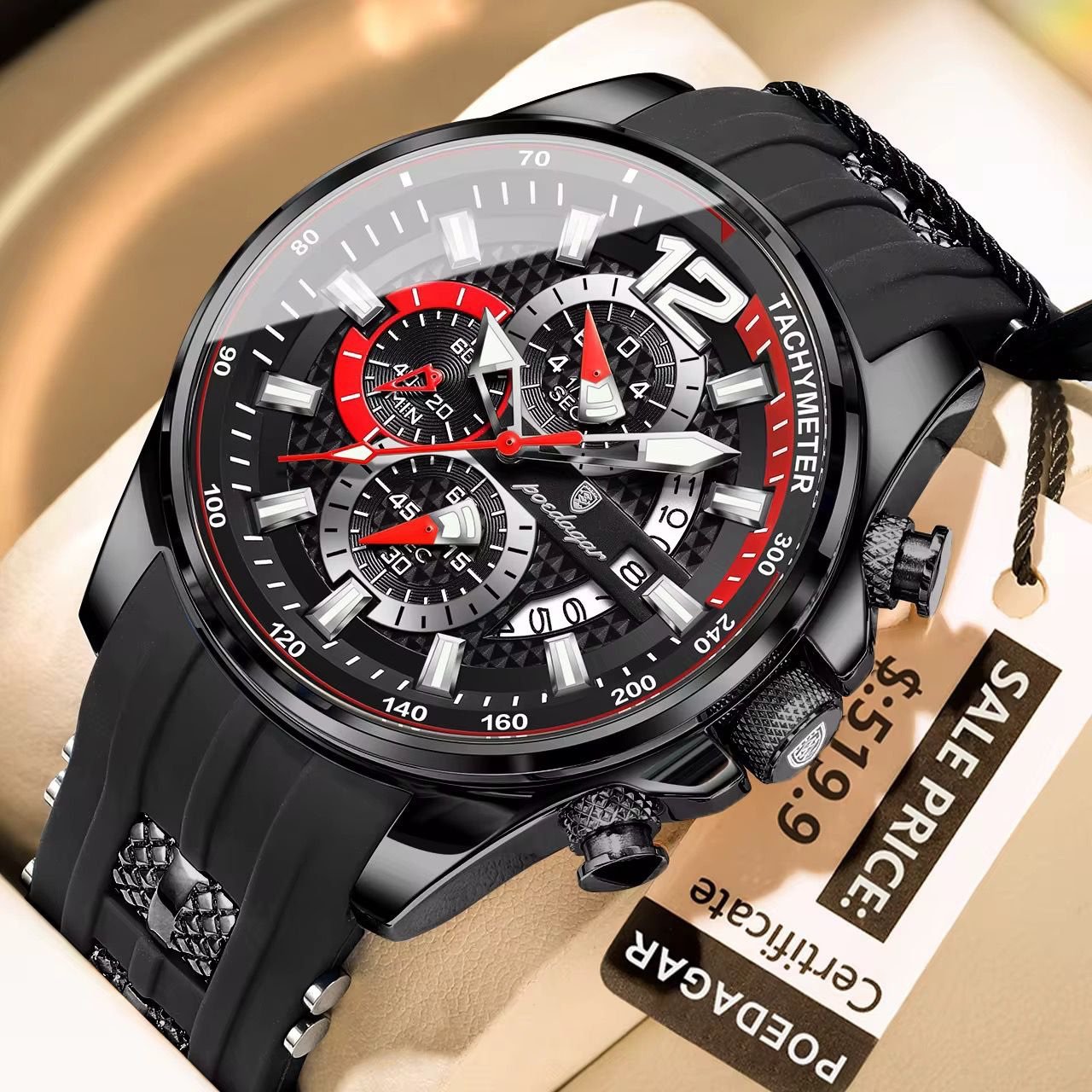 ac814b89-f9fb-4367-9ed7-fd56992edbbb Poedagar rubber watch - Image 1