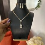 Diamond cut tennis necklace