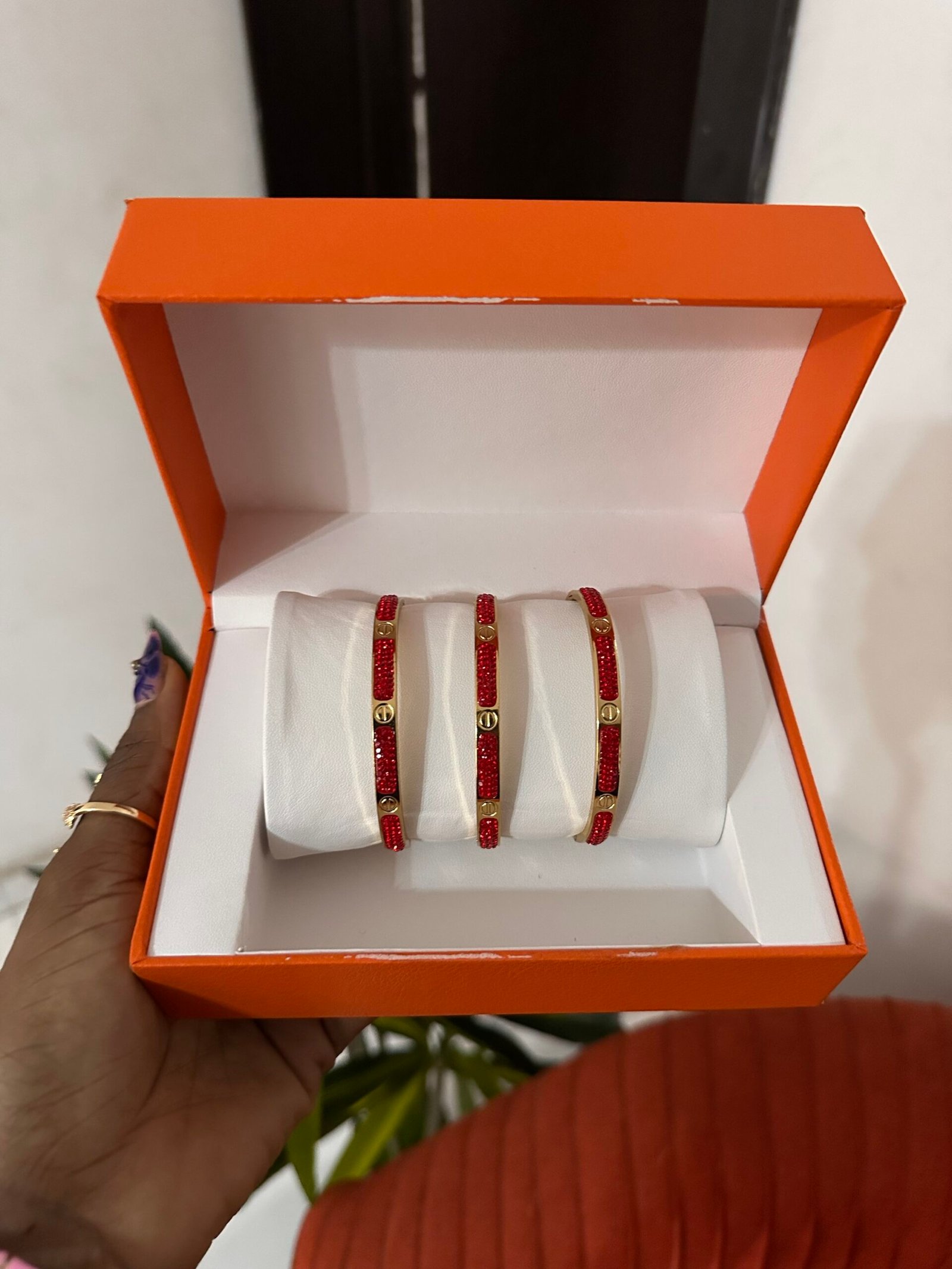 img_1097 Cartier Stoned Bracelet - Image 1