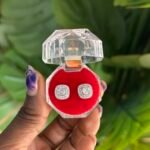 Ice stud earrings