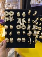 Earring deal ( 10 mixed earrings + 1 free earring stand )