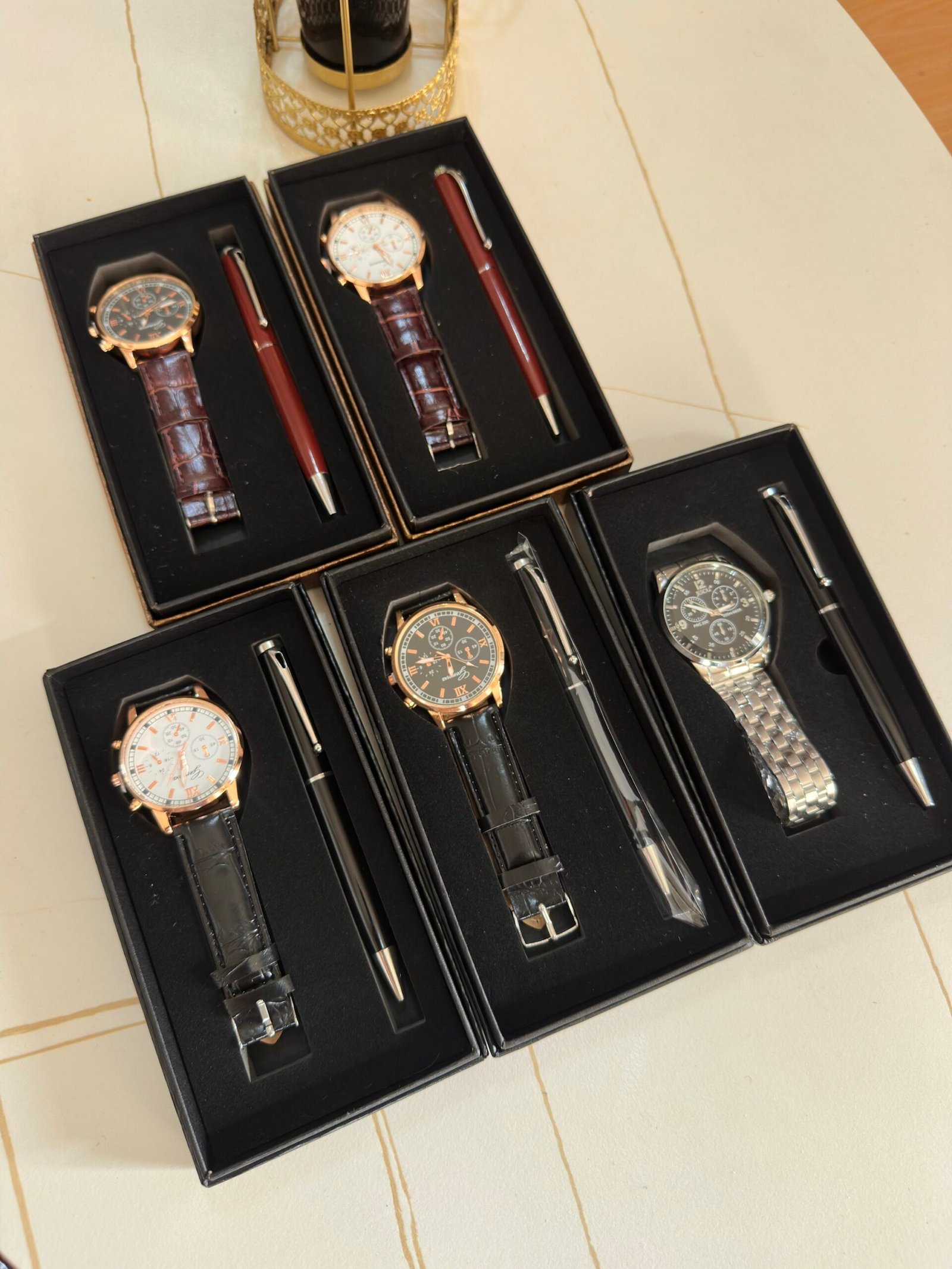 img_3716 Leather Watch set - Image 1