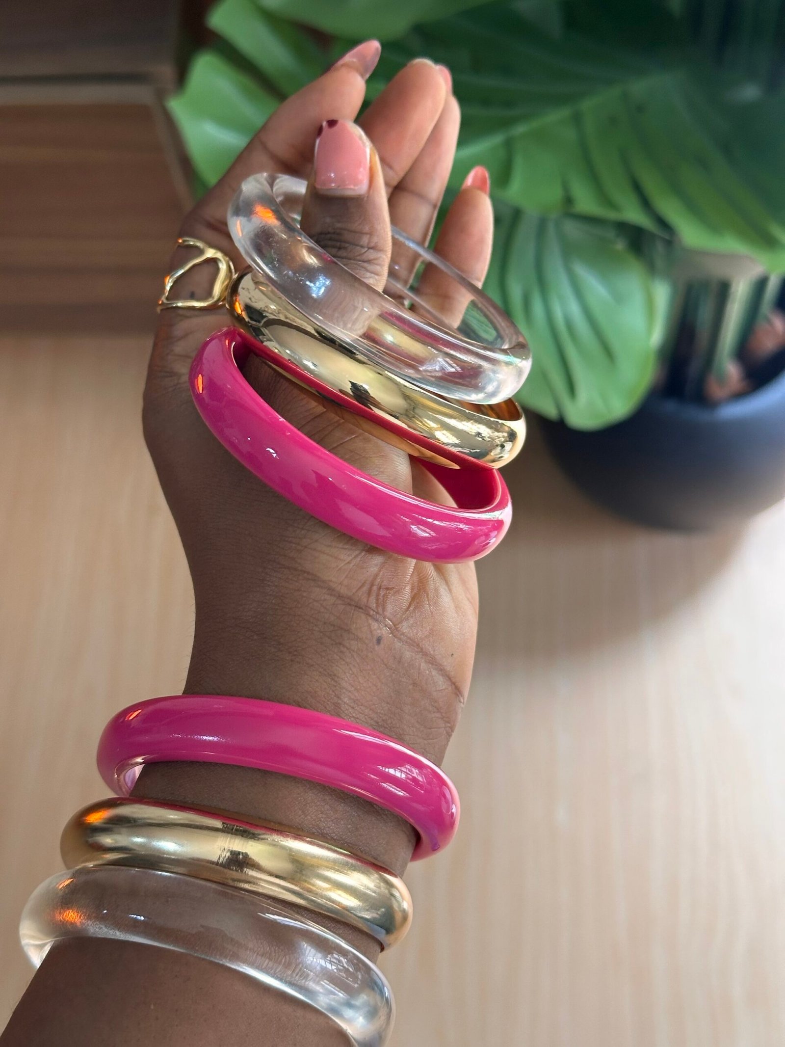 img_3731 Cute Rainbow Bracelet set - Image 1