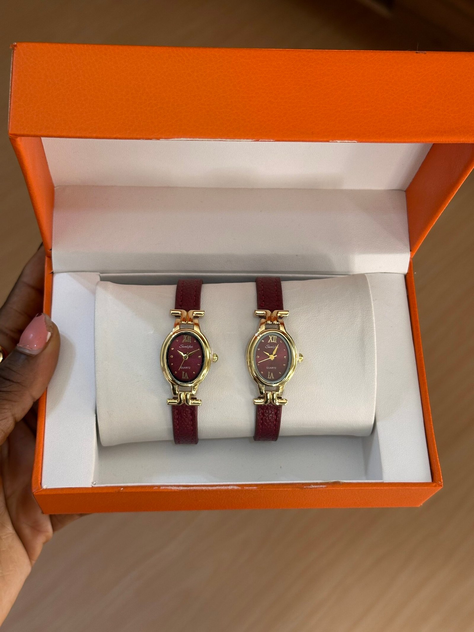 img_3744 Polly leather watch - Image 1