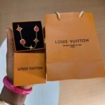 LV designer bracelet set