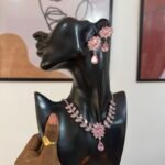 Bride necklace and earrings sets