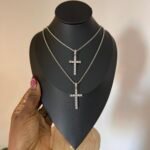 Cross rope necklace