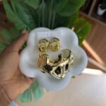 Bracelet and earrings set