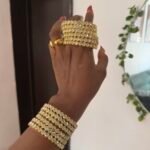 Glass spiral bracelet