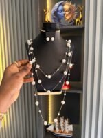 Layered pearl  necklace