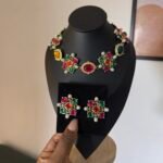 Emerald necklace set