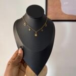Dropping designer charm necklace